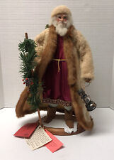 VTG SantaClaus (England 1889) Handcrafted Unique Original Artist Signed 17” Tall picture