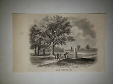 Liberty Township Ross County Ohio Ancient Work 1863 HW Sketch Print RARE picture