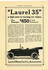 1916 Laurel Motor Car Co. Ad: Laurel 35 Model - Richmond, Indiana picture
