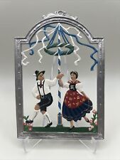 VTG Wilhelm Schweizer Pewter Wall or Window Decor May Depicting The Dance picture