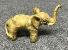 Vintage Marbled Clay Elephant 4