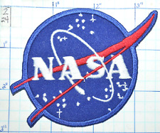 NASA AEROSPACE LOGO INSIGNIA EMBLEM EMBROIDERED PATCH picture
