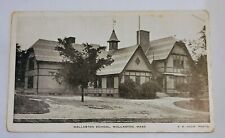 Wollaston, MA Mass Wollaston School, Postcard Early 1900s picture