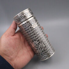 Pure Silver Cup 999 Silver Water Bottle Cup Thermos Cup Men's Business Gifts picture