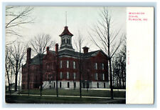 c1910s Washington School, Plymouth Indiana IN Unposted Antique Postcard picture