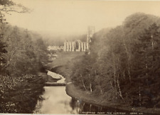 J.V., United Kingdom, Fountains Abbey, The Surprise Vintage Albumen Print. Ti  picture