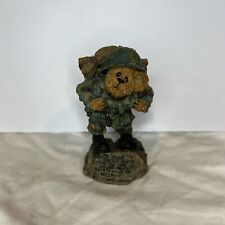 Boyds Bears Bearstone G.I. Bruin Stand Up for Freedom Resin Retired #228387 picture
