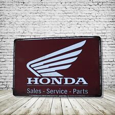 Honda Vintage Style Tin Metal Bar Sign Poster Man Cave Collectible New picture