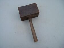 Antique Primitive Vintage Wood Mallet Hammer picture