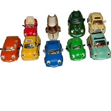 Lot Of 9 Vintage Toy Chevron Cars With Horses picture