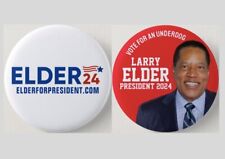 Larry Elder President 2024 Pinback Buttons Political Republican 2.25