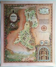 Rare 1973 South Africa Boberg Janice Ashby Vinyard Wine Region Pictorial Map picture