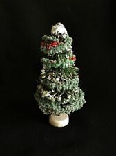 Vintage Bottle Bush Christmas Tree 4 1/4