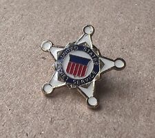 US Secret Service Lapel Pin - White Star picture