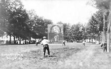 Men Playing Baseball Durham Connecticut CT Reprint Postcard picture