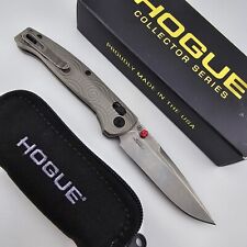 Hogue Mysto Folding Knife CPM-MagnaCut Blade Milled Titanium Handles 24991-LIM picture