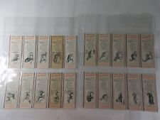 Typhoo Tea Cards Wild Animals 1955 Complete set 20 in Pages picture
