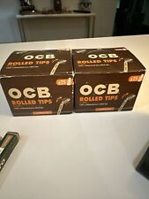 2 20pc Display - OCB Virgin Pre-Rolled Tips - 25 Pack X 2 PLUS GIFT  picture