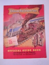 1948 CHICAGO RAILROAD FAIR OFFICIAL GUIDE BOOK - TUB RSS picture
