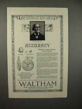 1921 Waltham Colonial A Watch Ad - Accuracy picture