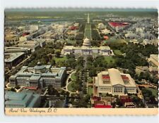 Postcard Aerial View Washington DC USA picture