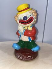 Vintage 1985 Big Top Bonanza  Del Monte Clown Bank w/ Stopper 7