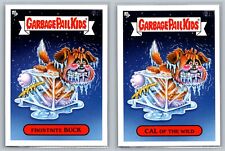 The Call Of The Wild Jack London Ford Garbage Pail Kids GPK Spoof 2 Card Set picture