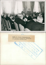 Paris, Conference at the Ministry of Foreign Affairs Vintage Silver Print Ti picture