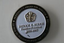Patrick R.Burke President 2006-2007 Canadian Challenge Coin picture