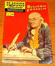 1969 Classics illustrated #65 Benjamin Franklin .25c  NICE picture