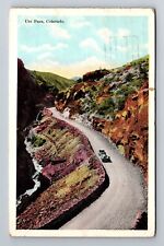Ute Pass CO-Colorado, Ute Pass And Rainbow Falls, Vintage c1921 Postcard picture