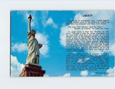 Postcard Liberty New York City New York USA picture