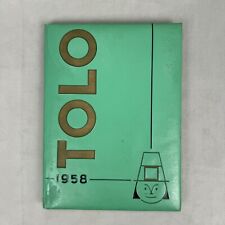 1958 TOLO Franklin High School Yearbook Seattle Washington READ picture