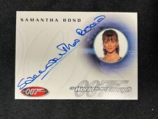 2002 Rittenhouse 007 40th Anniv Samantha Bond Miss Moneypenny A19 Auto Card AA picture