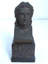 Antique Friedrich Schiller Bronze Bust on a Marble Stand 5