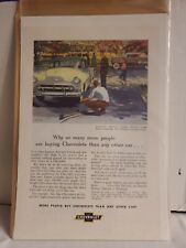 Magazine Advertisement 1953 Chevrolet Two-Ten 4-Door Sedan & Bel Air Sport Coupe picture
