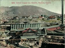 c1910 Detroit Copper Co. Smelter Morenci Arizona AZ Antique Postcard picture