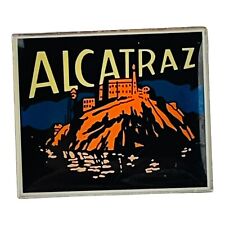 Vintage Alcatraz Lapel Pin San Francisco California Travel Souvenir Gift picture
