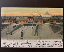 ATQ Post Card New Rail Road Station Providence RI UDB Rotograph Co. NY picture