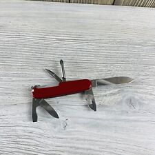 Victorinox Swiss Stainless Pocket Knife Rostfrei Officier Suisse 6-Tool Vintage picture