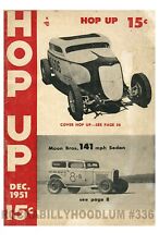New Hot Rod Poster 11x17 Art Hop Up Dec 1951 Rodding Drag Racing Moon Bonneville picture