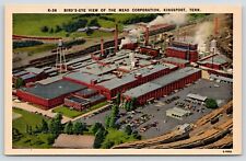Kingsport Tennessee~Mead Corporation Birdseye View~Paper Factory~1940s picture
