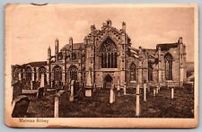 Melrose Abbey Antique Divided Back Postcard picture
