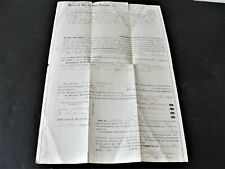 1882 Handwritten Fill out “Mortgage Deed” Ohio Signed Legal Document with names. picture