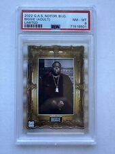 2022 Notorious B.I.G. Foil /100 Rookie Card Adult RC G.A.S. Trading PSA 8 Biggie picture