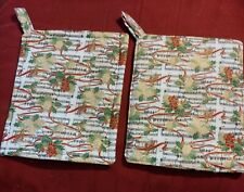 Hot pads pot holders Music/Christmas Themed picture