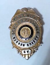 Vintage Deputy Constable Badge, Warren County, KY picture