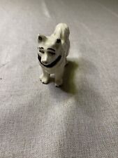Vintage Porcelain White  Samoyed Husky  Dog Figurine Rare picture