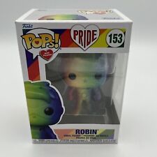 FUNKO POP HEROES: DC PRIDE Robin #153 Rainbow Batman LGBTQ+ Vinyl Figure New picture