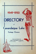 Canandaigua Lake Cottage Owners Directory 1949 1950 Finger Lakes New York picture